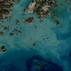 Illustration for article titled Beautiful NASA satellite photos reveal South Koreas seaweed farms